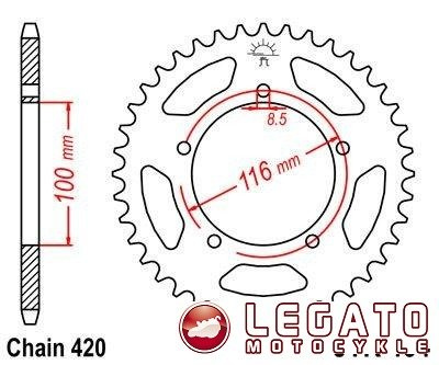 ZĘBATKA NAPĘDOWA JT TYŁ