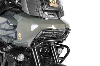 Osłona reflektora "kratka" czarna z szybkozłączką do Harley-Davidson RA1250 Pan America "OFFROAD USE ONLY"