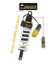 Touratech Suspension shock absorber for Honda CRF1000L Adventure Sports from 2018 Type Level2/PDS