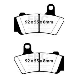EBC Klocki hamulcowe FA748HH wzmacniane (kpl. na 1 tarcze)