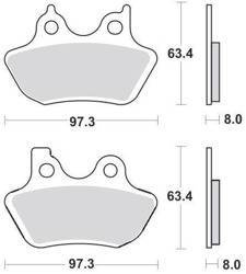 KLOCKI HAMULCOWE SBS 826 H
