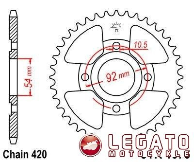 ZĘBATKA NAPĘDOWA JT TYŁ (420)