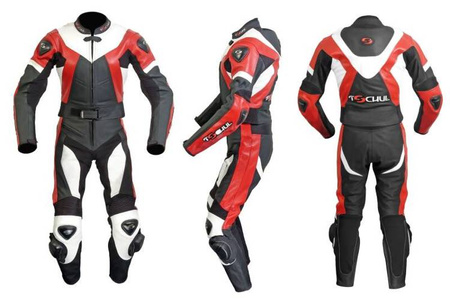 DAMSKI KOMBINEZON SKÓRZANY TSCHUL 736 RED