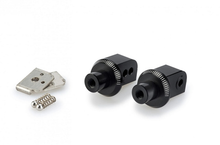 Mocowanie sportowych podnóżków PUIG 9616 (tył) Czarny (N) 9616N