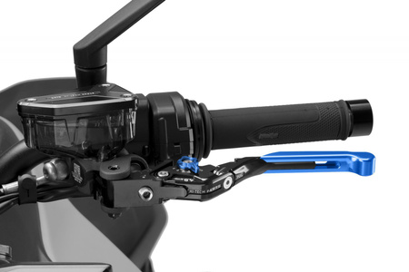 Regulowana dźwignia sprzęgła PUIG 4.0 EVO (przedłużana, wymaga adaptera) Niebieski (A) 424ANA