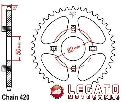 ZĘBATKA NAPĘDOWA JT TYŁ (420)