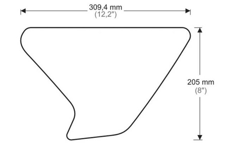 TANKPADY BOCZNE PUIG DO XTZ1200 SUPER TENERE 12-21