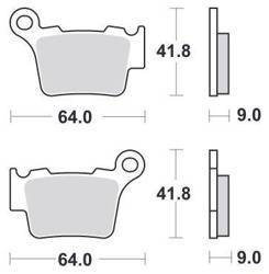 KLOCKI HAMULCOWE SBS 791 HF