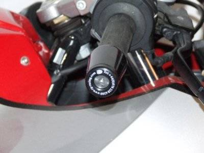 KOŃCÓWKI KIEROWNICY R&G BMW F800S/F800ST/R1200S/R1250RS SPORT 19-/R1200RS 15-/R1200RT 14-, BLACK