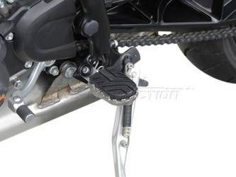 PODNÓŻKI STALOWE ZESTAW SREBRNE SW-MOTECH