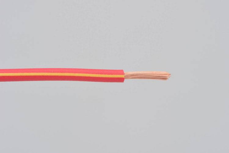 Przewód  AVS0.75  czerwony/żółty  2m