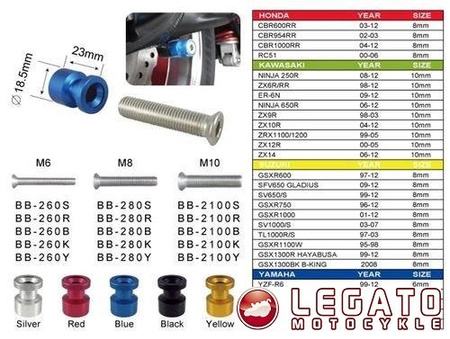 ROLKI KEITI 23MM (PODNOŚNIK TYŁ) M6 RED 2 PACK