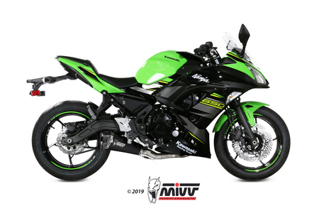 Mivv Układ wydechowy DELTA RACE BLACK stal nierdzewna KAWASAKI NINJA 650 2017-2023