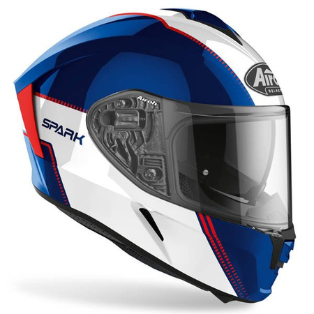Kask Airoh Spark Flow Blue Red Gloss