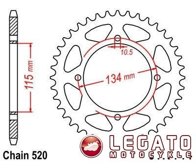 ZĘBATKA NAPĘDOWA JT TYŁ