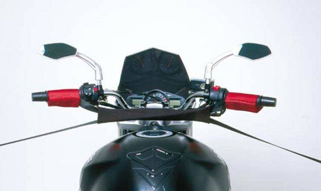 Pas transportowy PUIG do motocykli (za kierownicę) Czarny mat (J) 4592N