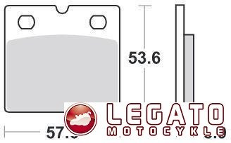 KLOCKI HAMULCOWE SBS 640 HF