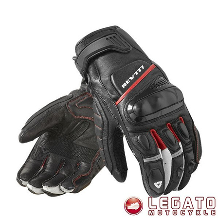 REV'IT! Rękawice letnie Chicane kolor Czarny/Czerwony