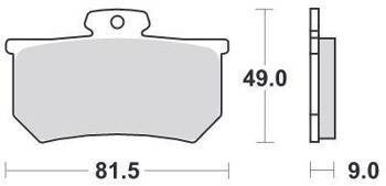 KLOCKI HAMULCOWE SBS 661 RS