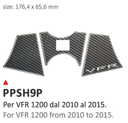 ONEDESIGN Naklejka na półkę kierownicy Honda VFR 1200 2010/2016