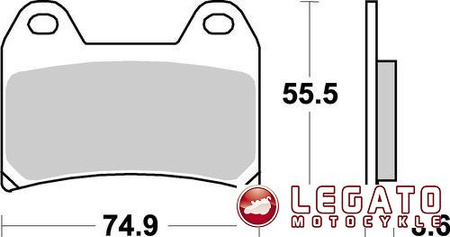 KLOCKI HAMULCOWE SBS 706 RS
