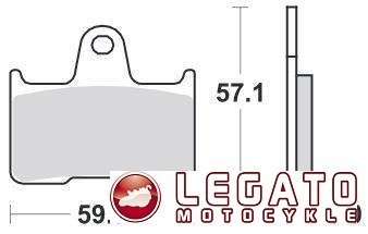 KLOCKI HAMULCOWE SBS 715 HF