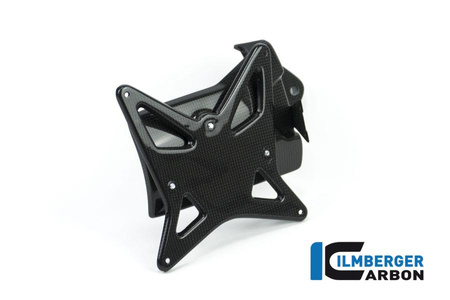 Uchwyt tablicy rejestracyjnej z osłoną paska - połysk do motocykla DUCATI XDiavel 2016 / Diavel 1260 od 2019 ILMBERGER NHO.002.XD16G.K.