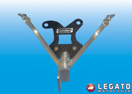 Stelaż przedni sportowy z carbonowym uchwytem Motoholders Suzuki GSX R 600/750/ 11-16 czarny