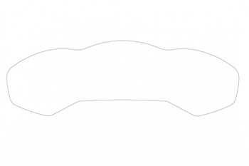 Osłona wyświetlacza do Kymco AK550 Premium 2024-2025 Przezroczysty (W) 22172W