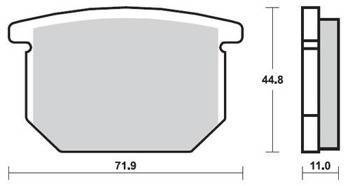 KLOCKI HAMULCOWE SBS 534 DCC