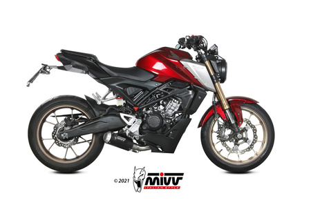 Mivv Układ wydechowy MK3 BLACK STAINLESS STEEL HONDA CB 125 R 2021-2024