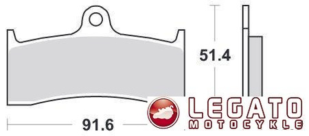 KLOCKI HAMULCOWE SBS 729 RS