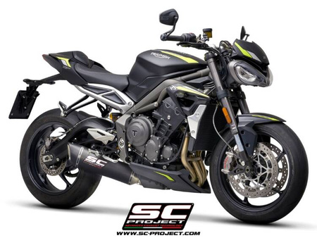 SC-Project tłumik końcowy SC1-R carbon Triumph STREET TRIPLE 765 S - R - RS (2020 – 2022)