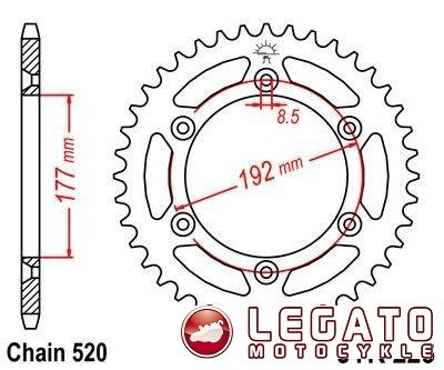ZĘBATKA NAPĘDOWA JT TYŁ