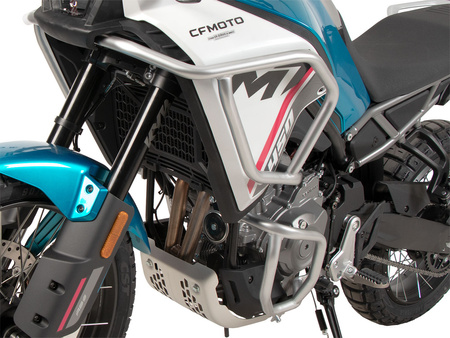 Engine protection bar silver for CF Moto 450 MT (2024-)