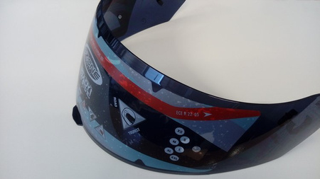 Szyba Pinlock Ready Do Kasku Motocyklowego Ozone FP-01 Smoke