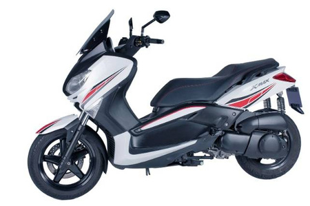 ZESTAW NAKLEJEK DO X-MAX 125/250 10-16 CZARNE 8424