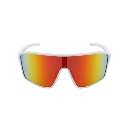 OKULARY RED BULL SPECT DAFT WHITE - SZKŁA BROWN WITH RED MIRROR POL