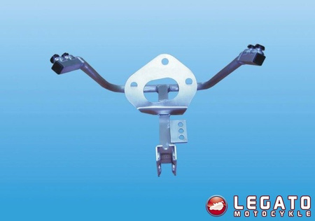 Stelaż przedni sportowy  Motoholders Yamaha YZF R6/ 98-02 srebrny