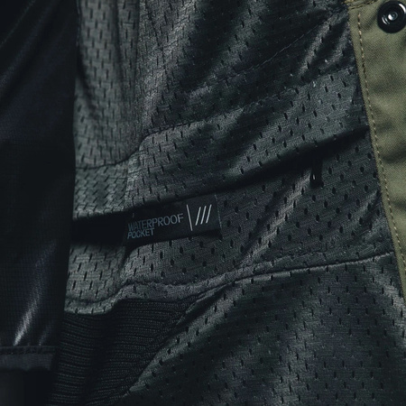 LETNIA KURTKA MOTOCYKLOWA DAINESE AIR FRAME 3 TEX JACKET ZIELONA/ŻÓŁTA-FLUO