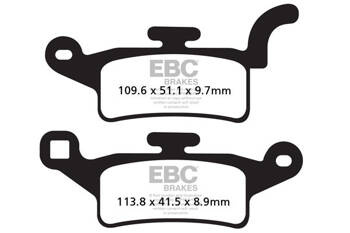 EBC Klocki hamulcowe SFA492 skuterowe (kpl. na 1 tarcze)