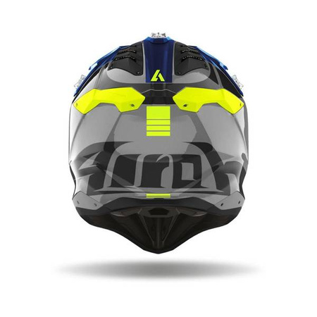 KASK AIROH AVIATOR 3 PUSH BLUE GLOSS