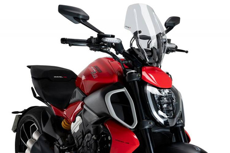 Owiewka PUIG do Ducati Diavel V4 2024-2025 (Touring) Przezroczysty (W) 21713W