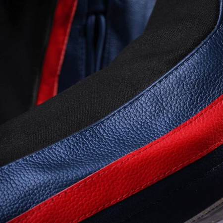 KURTKA MOTOCYKLOWA SKÓRZANA 4SR TT REPLICA TRICOLOR 020