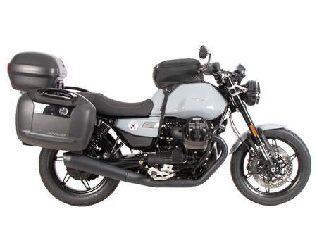 Side carrier permanent mounted black for Moto Guzzi V7 Stone (2025-)