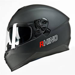 KASK MOTOCYKLOWY RHINO RACER BLACK MATT