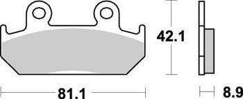KLOCKI HAMULCOWE SBS 593 HS