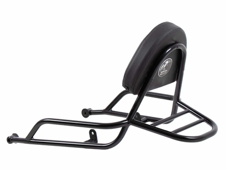 Sissybar with rearrack black for Moto Guzzi V7 Stone Special Edition (850ccm) (2022-2023)