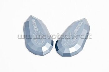 Zaślepki lusterek EVOTECH RC Yamaha srebrne