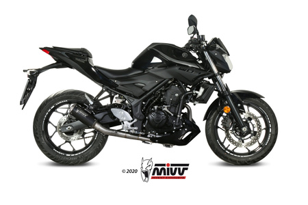Mivv Układ wydechowy Full System BLACK stal nierdzewna YAMAHA MT-03 2016-2024